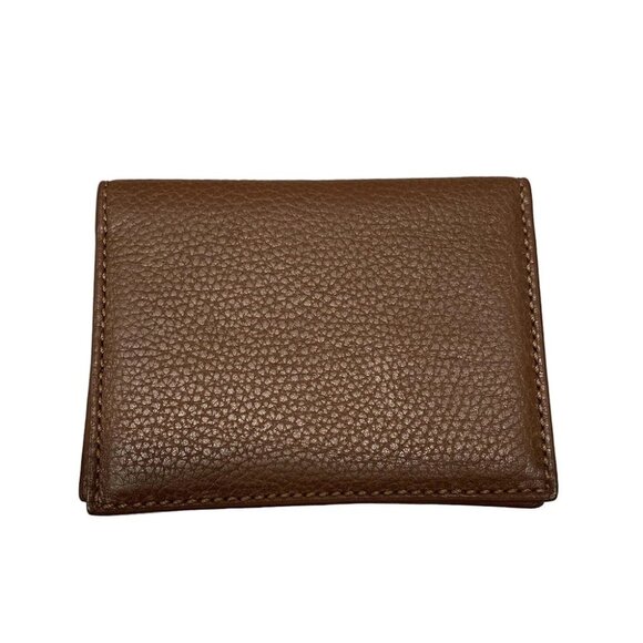 Auth COACH - Brown Leather Bill Holder - Picture 3 of 12
